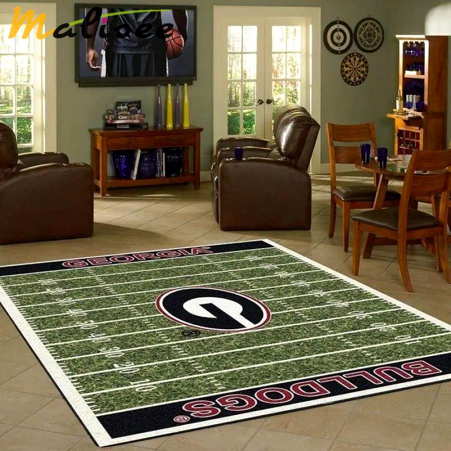 Georgia bulldogs ncaa rug living room rug carpet sport floor home decor 1 Rectangle Rug