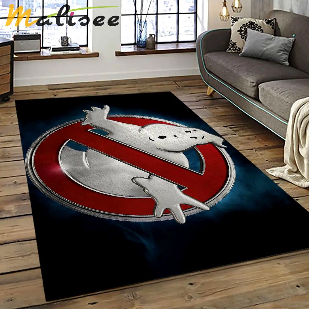 Ghostbusters supernatural comedy film movie carpet area rug home decor halloween gift best present for friends gbs27 Rectangle Rug