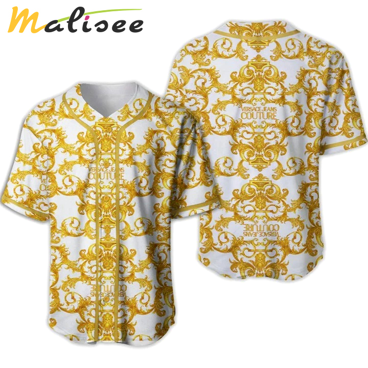 Gianni versace couture baseball jersey shirt luxury clothing clothes sport for men women hot 2023 Baseball Jersey Shirt