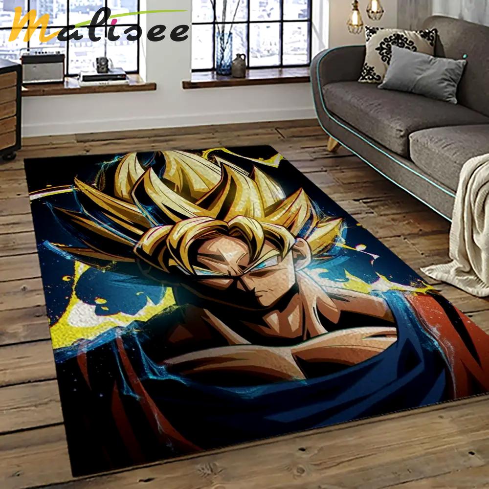 Goku characters cartoon movie carpet rectangle area rug for living room bedroom decor gku14 Rectangle Rug