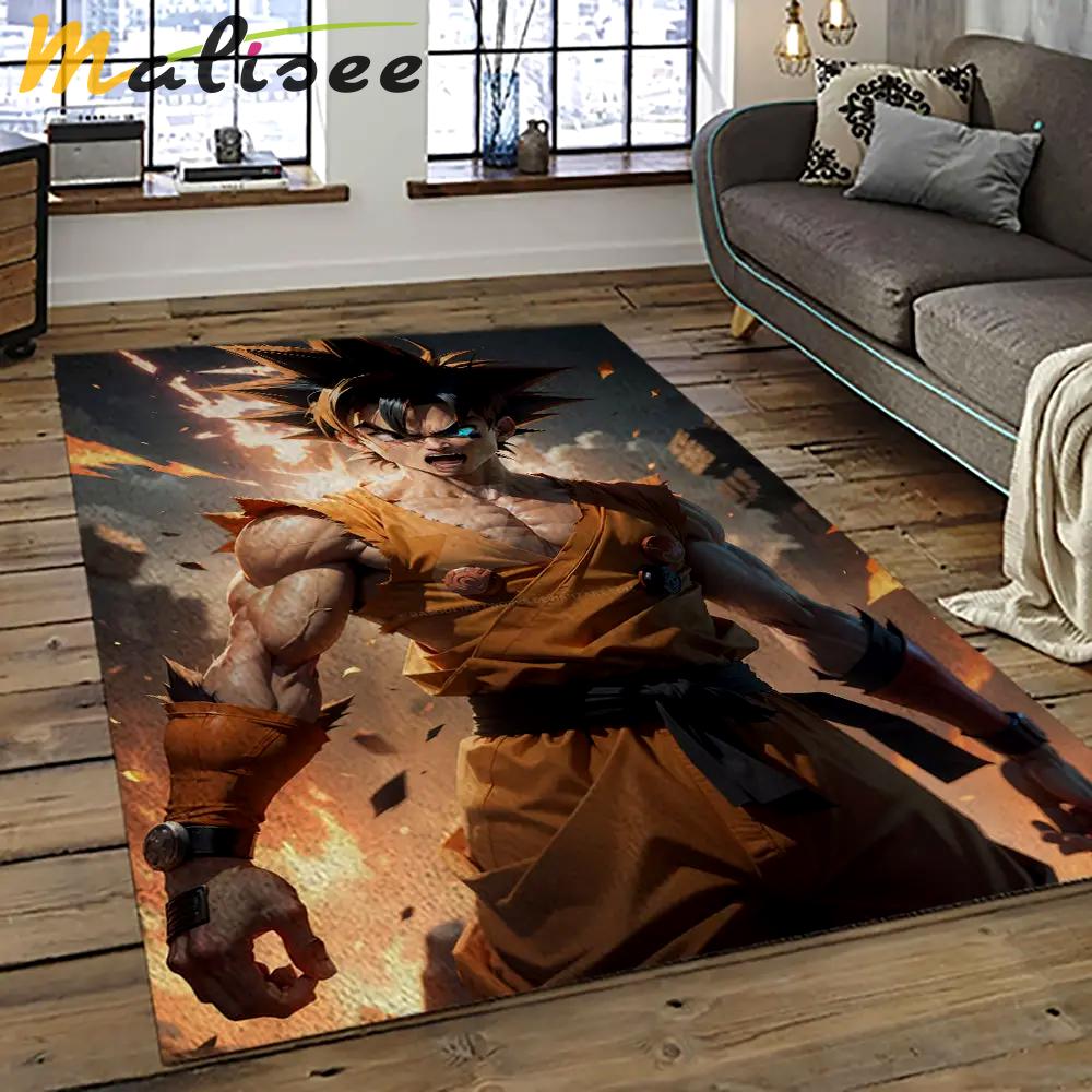 Goku characters cartoon movie carpet rectangle area rug for living room bedroom decor gku24 Rectangle Rug