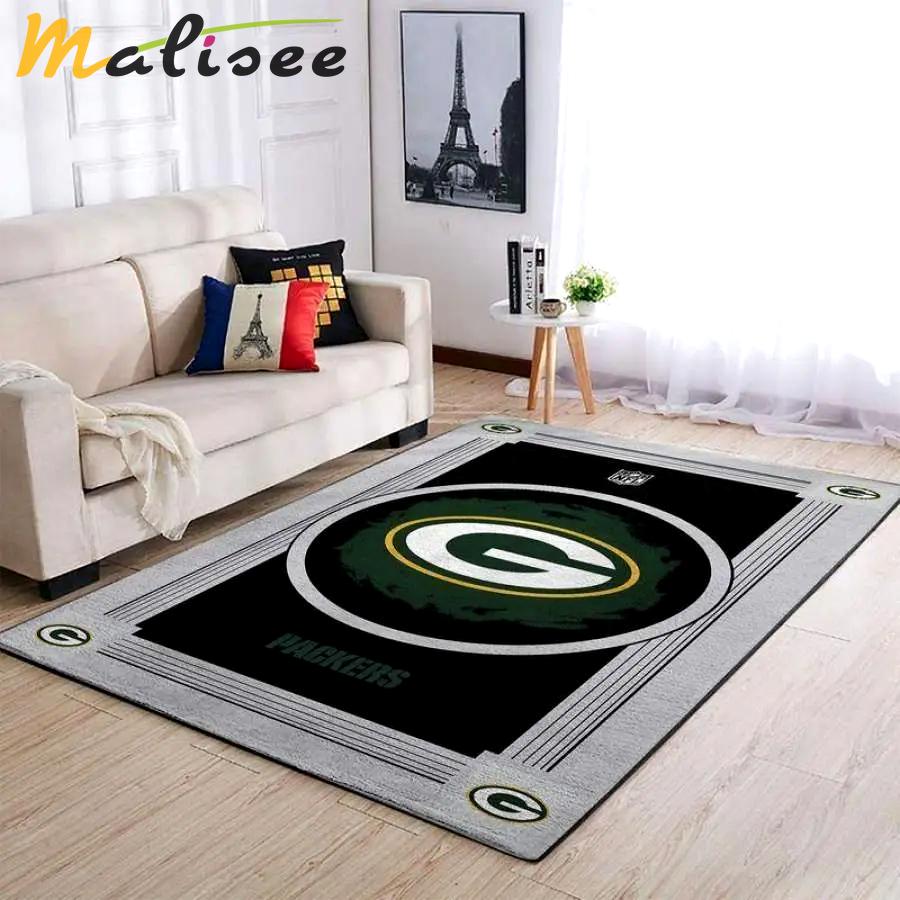Green bay packers area rug living room rug home decor nfl ofd 20030350 Rectangle Rug