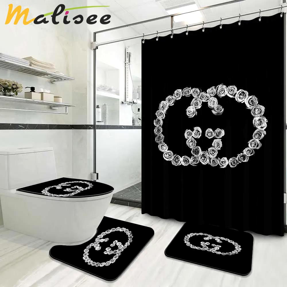 Gucci bathroom set luxury fashion brand home decor bath mat hypebeast Bathroom Set