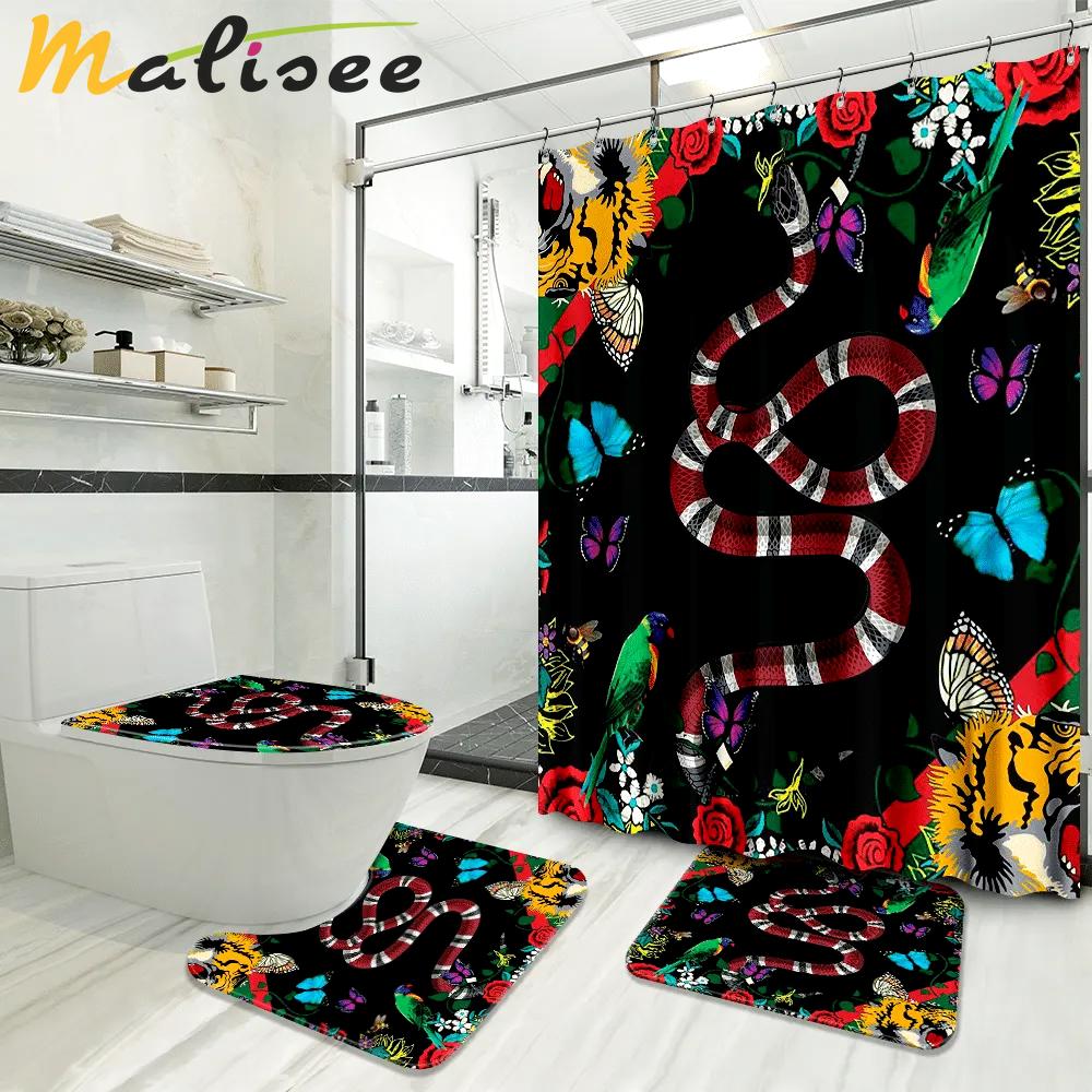 Gucci bathroom set luxury shower curtain waterproof luxury brand with logo gucci 20 164 Bathroom Set