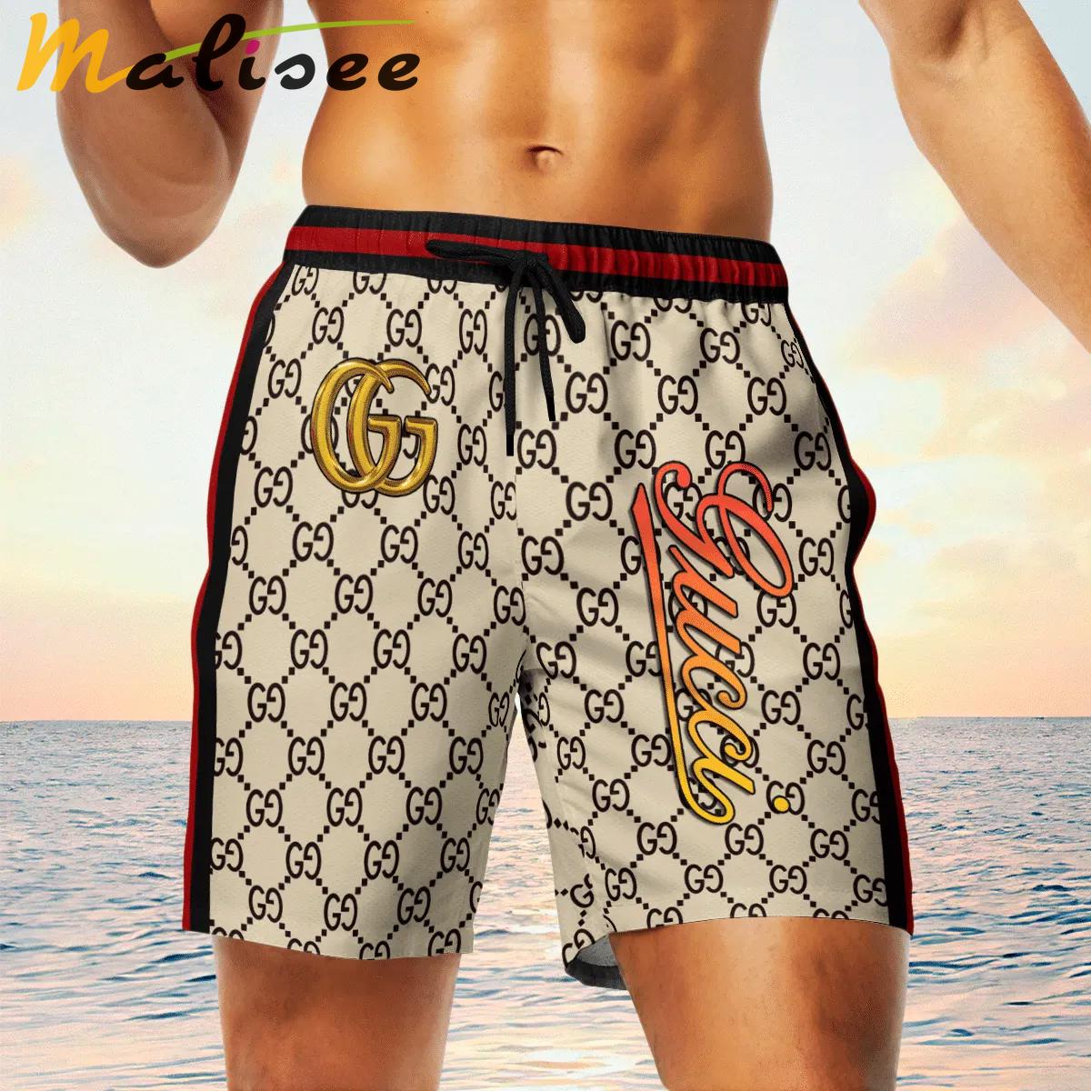 Gucci beige luxury brand premium fashion shorts for men luxury summer outfit trending 2023 82 Shorts For Ment