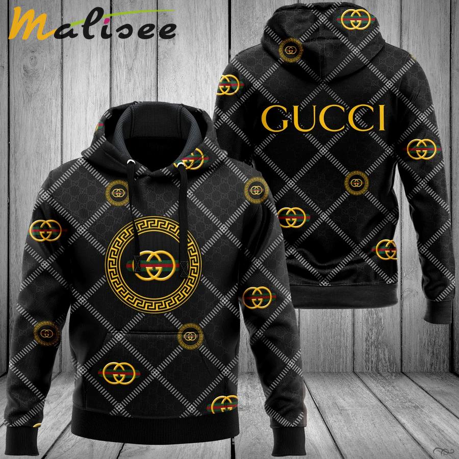 Gucci black unisex hoodie foren womenuxury brand clothing clothes outfit 151 Zipper Hoodie 3D