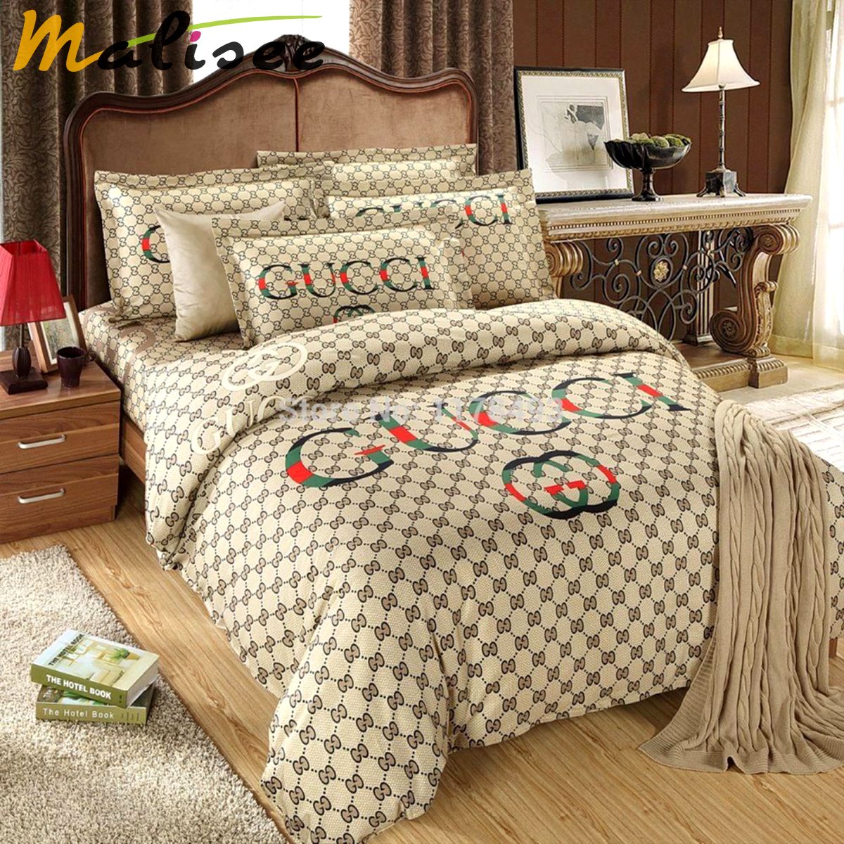 Gucci gc18 - 11 Bedding Sets home decor bedspread bed linen blankets duvet covers bedclothes Bedroom ideas sheets