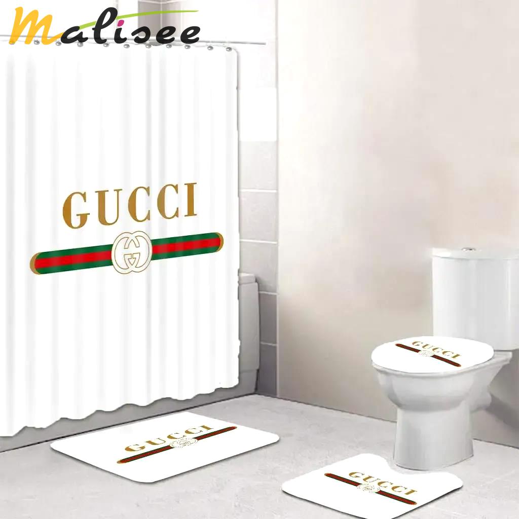 Gucci hypebeast bath mat home decor luxury fashion brand bathroom sets Bathroom Set