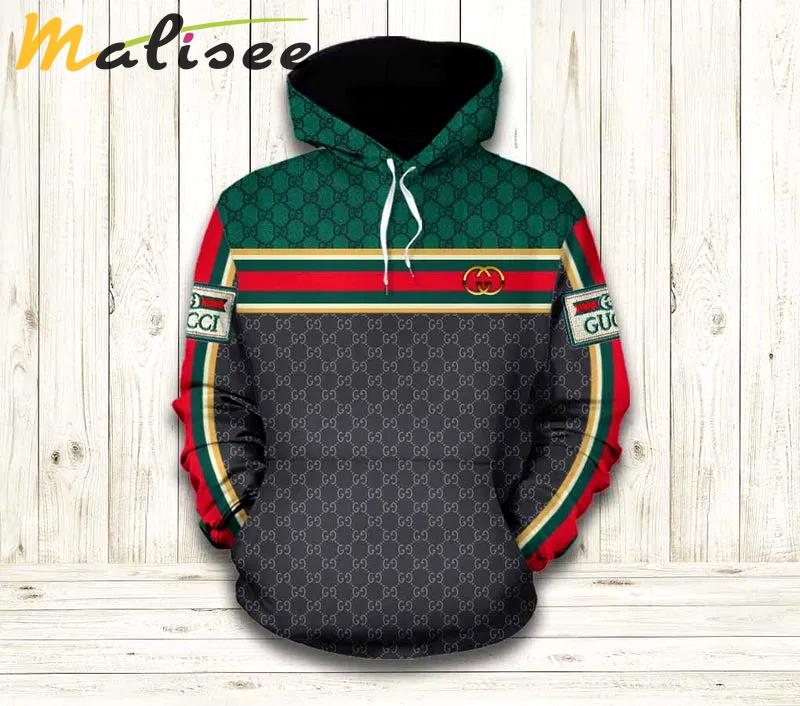 Gucci logo luxury unisex hoodie luxury brand outfit for men women Hoodie 3D