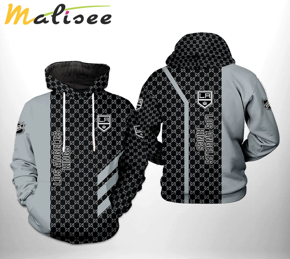 Gucci los angeles kings fashion luxury brand premium hoodie for fan Hoodie 3D