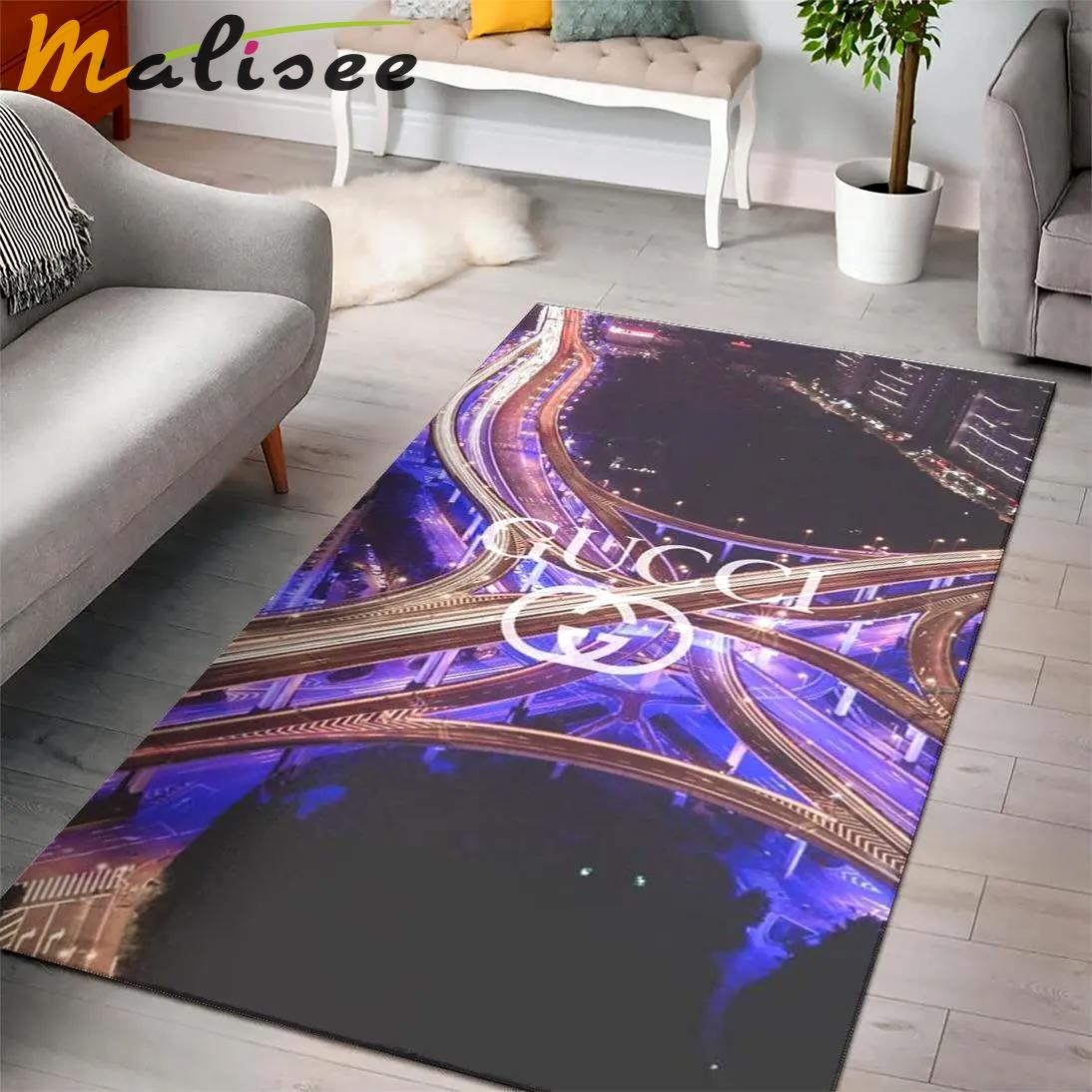 Gucci royal logo type 944. Upgrade Your Living Room with Luxury Home Decor: Area Carpets, Floor Decor, Door Mats, and Hot Gift Items with style a High-End Fashion Brand Rectangle Rug