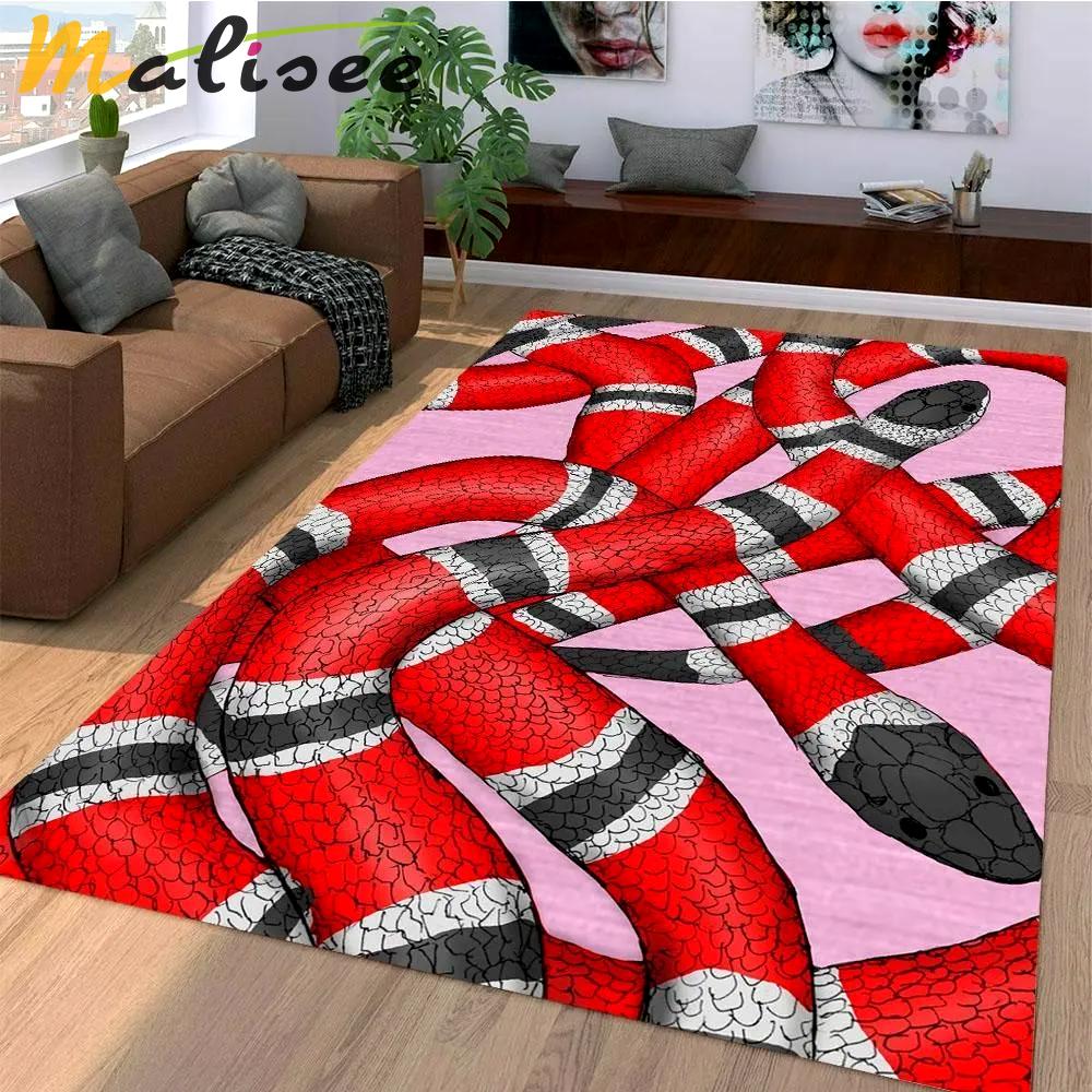 Gucci snake logo type 353. Upgrade Your Living Room with Luxury Home Decor: Area Carpets, Floor Decor, Door Mats, and Hot Gift Items with style a High-End Fashion Brand Rectangle Rug