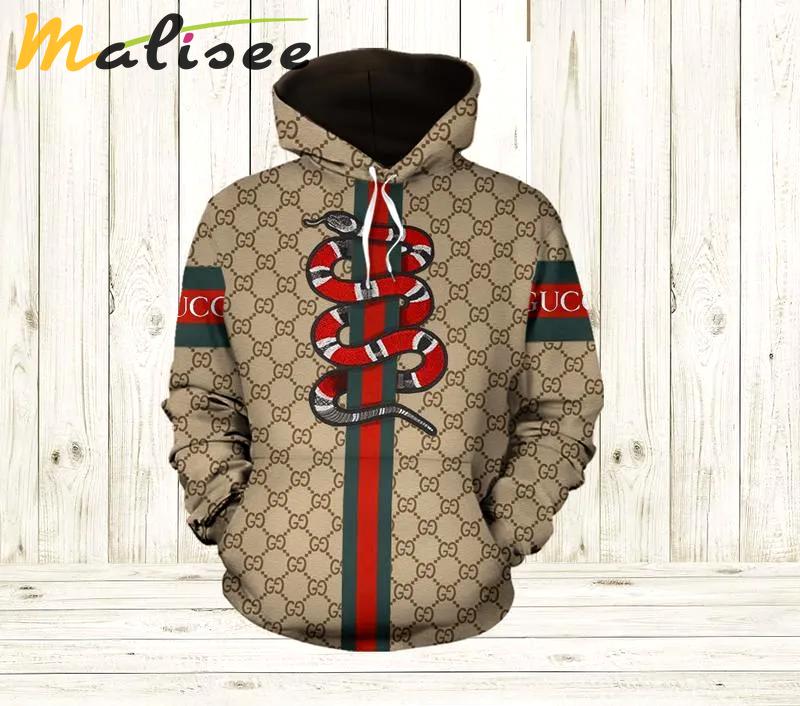 Gucci snake unisex hoodie for men women luxury brand clothing clothes outfit Hoodie 3D
