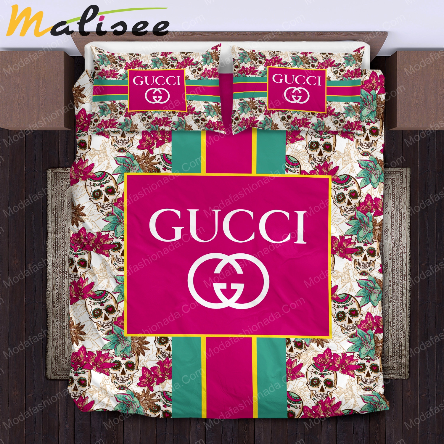 Gucci sugar skull bedding sets home decoration Bedding Sets