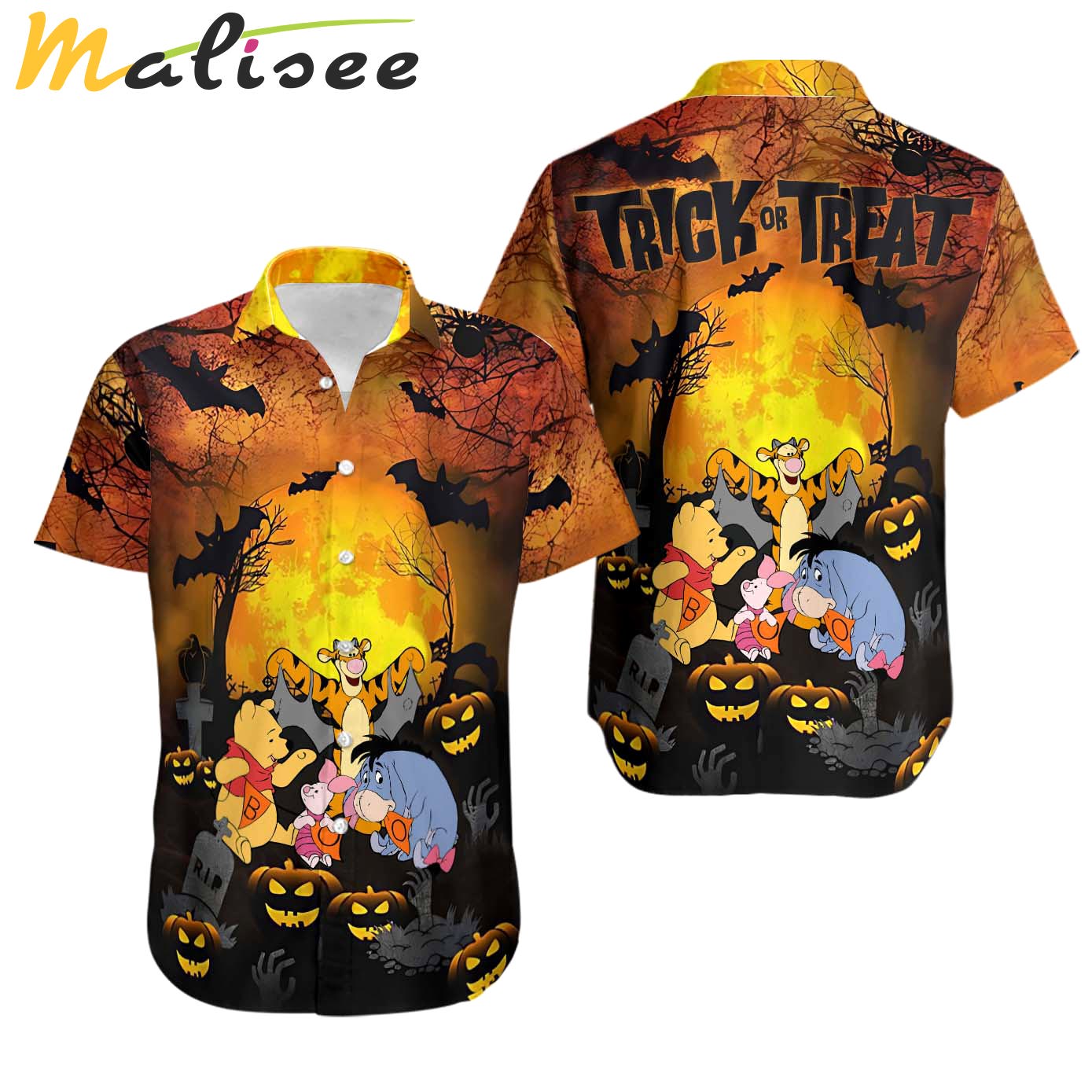 Halloween hawaiian shirt Hawaii Shirt Shorts & Flip Flops