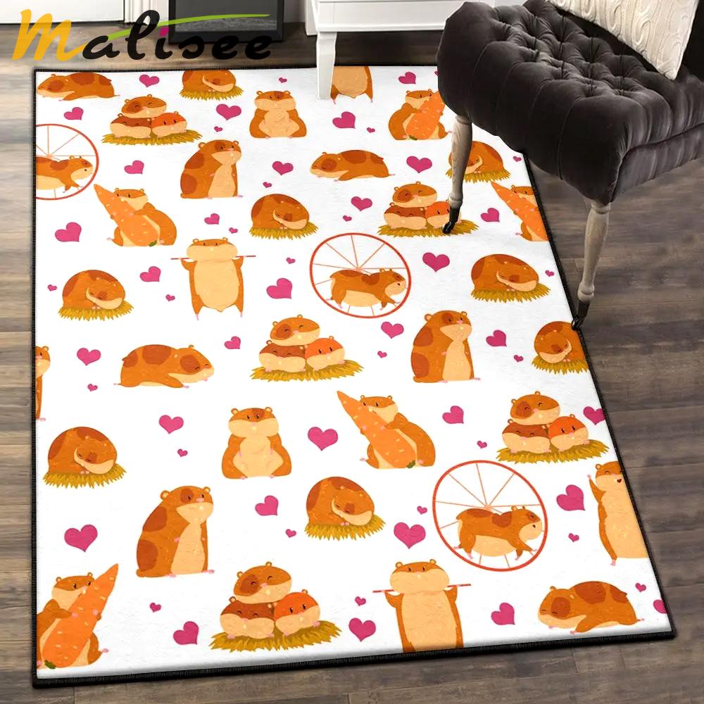 Hamster robo cool rugs, hamster rug Rectangle Rug