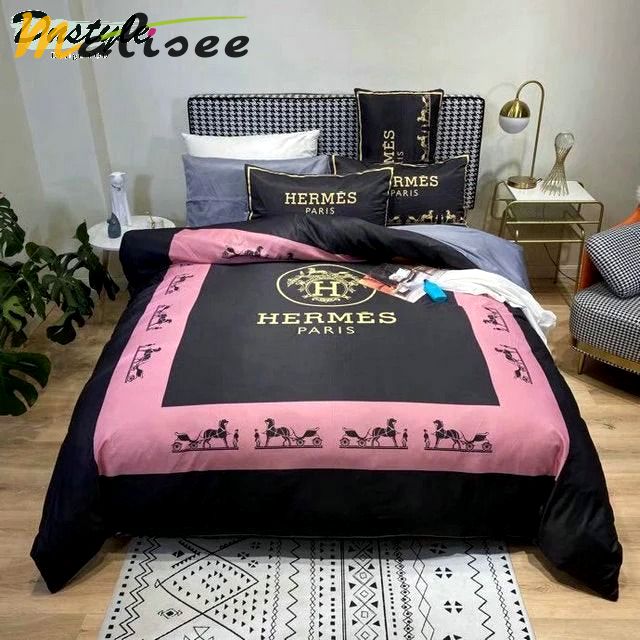 Hermes paris logo type 2026 Bedding Sets covers bedspread luxury ideas sheets hyperbeast Bedroom home decor blankets premium fashion brand bed linen duvet bedclothes
