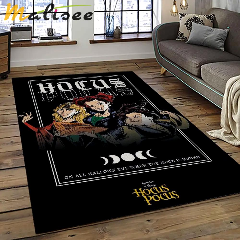 Hocus pocus supernatural comedy film movie carpet area rug home decor halloween gift best present for friends hps14 Rectangle Rug