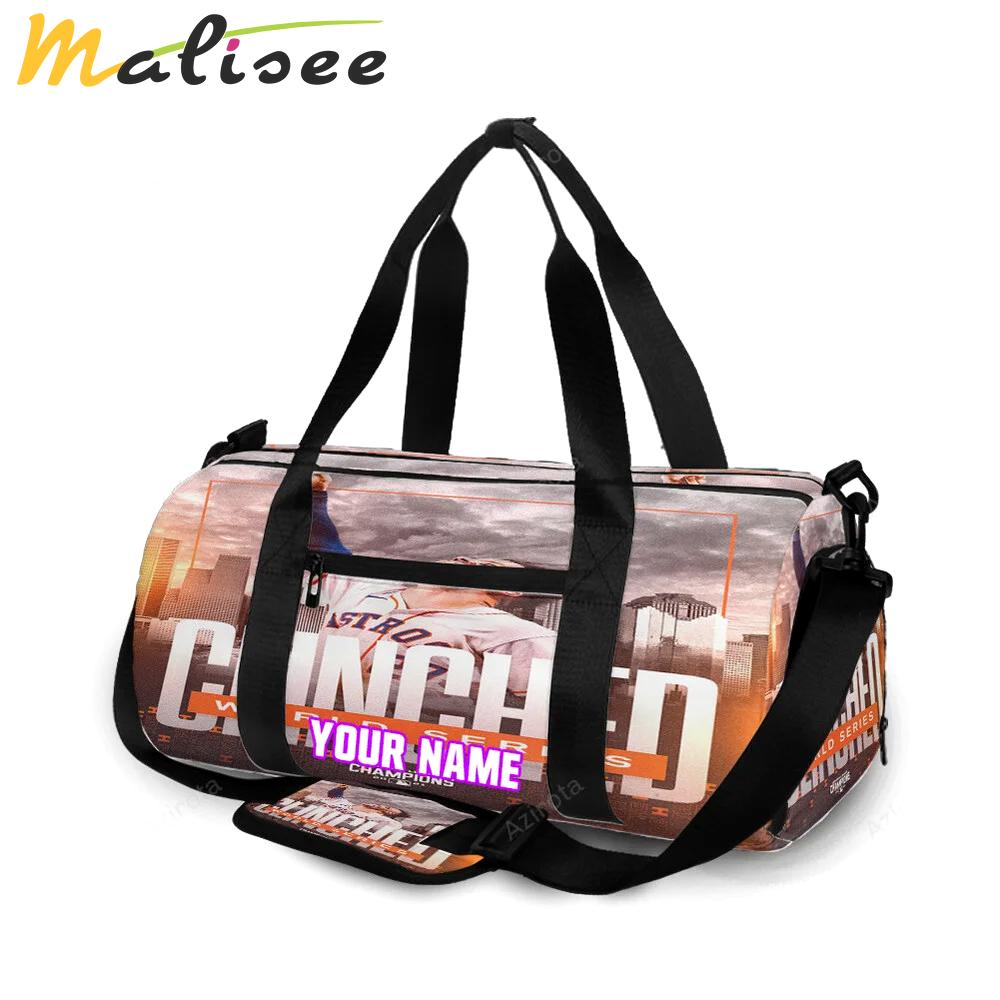 Houston astros jose altuve 27 v2 personalized name travel bag gym bag 2148 Travel Bag