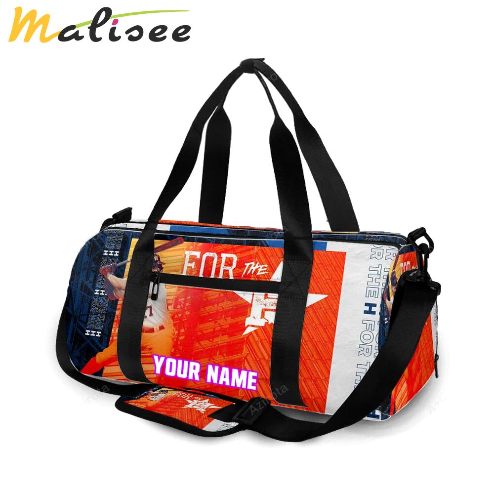 Houston astros jose altuve 27 v6 personalized name travel bag gym bag 7 Travel Bag