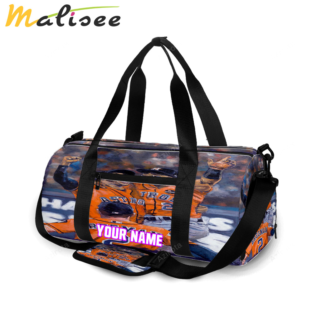 Houston astros team winning personalized name travel bag gym bag 2146 Travel Bag