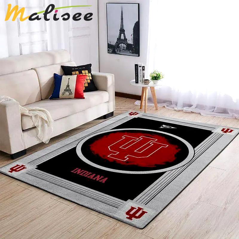 Indiana hoosiers ncaa living room carpet 20030332 rug regtangle home decor Rectangle Rug