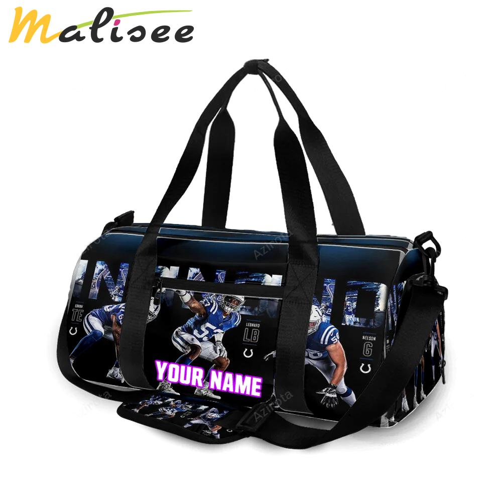 Indianapolis colts all players1 personalized name travel bag gym bag 512 Travel Bag