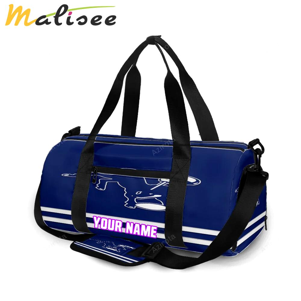 Indianapolis colts horse helmet navy personalized name travel bag gym bag 1195 Travel Bag
