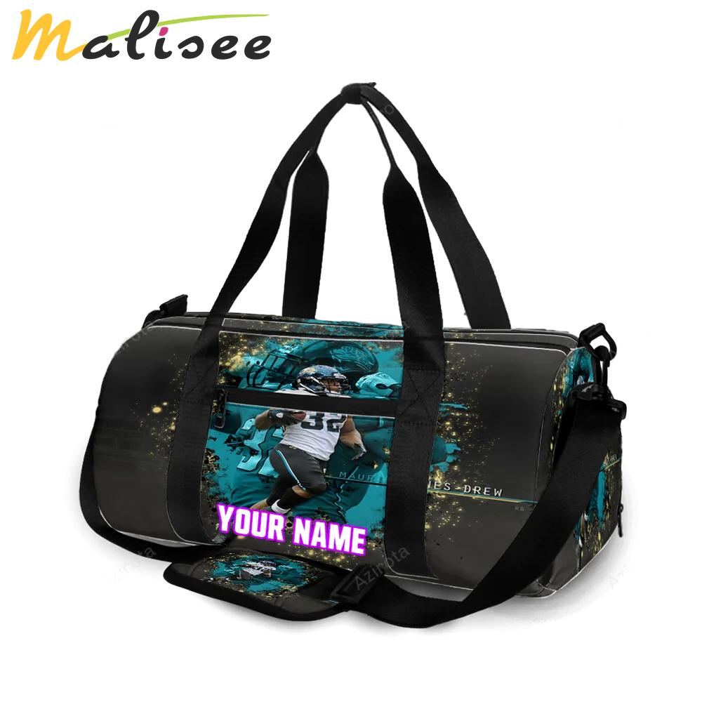 Jacksonville jaguars maurice john drew 32 personalized name travel bag gym bag 1987 Travel Bag