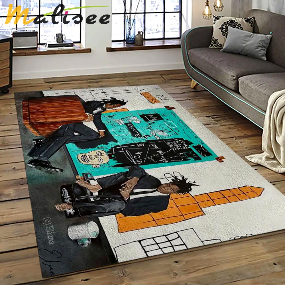 Jay-z rapper hiphop music retangle carpet area rug home decor best gift for fan and friends jz7 Rectangle Rug
