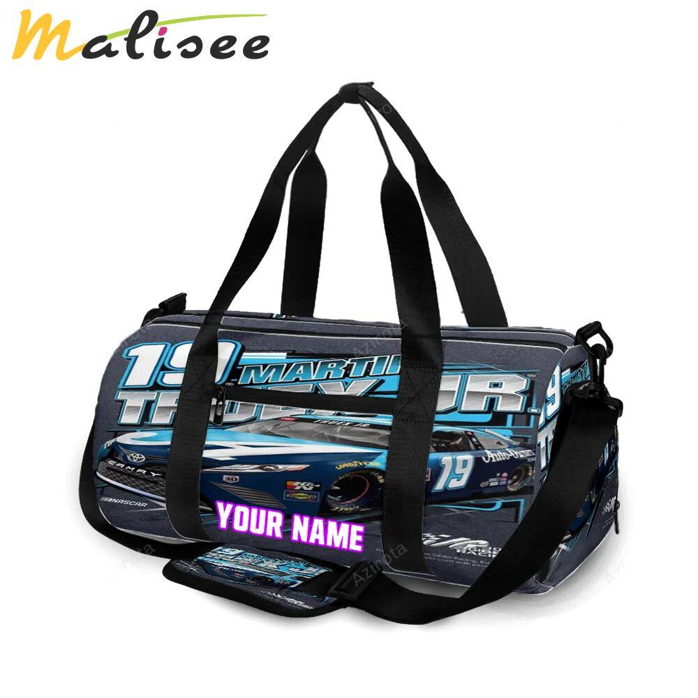 Joe gibbs racing martin truex jr6 personalized name travel bag gym bag 586 Travel Bag