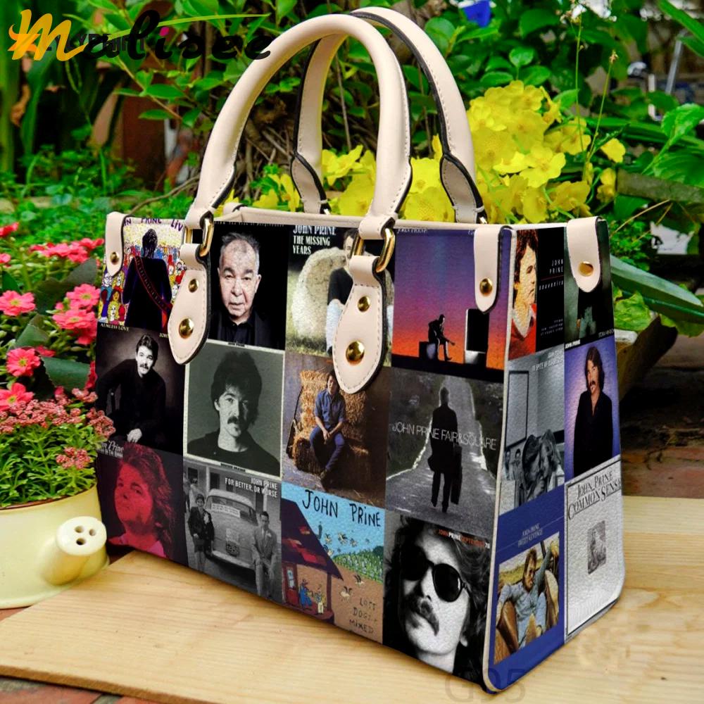John prine hand leather bag for women gift 1770 Women Leather Hand Bag