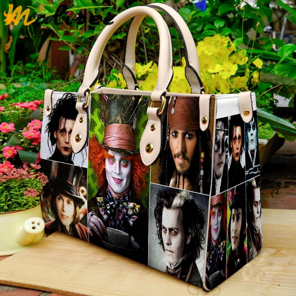 Johnny depp leather bag for women gift 855 Women Leather Hand Bag