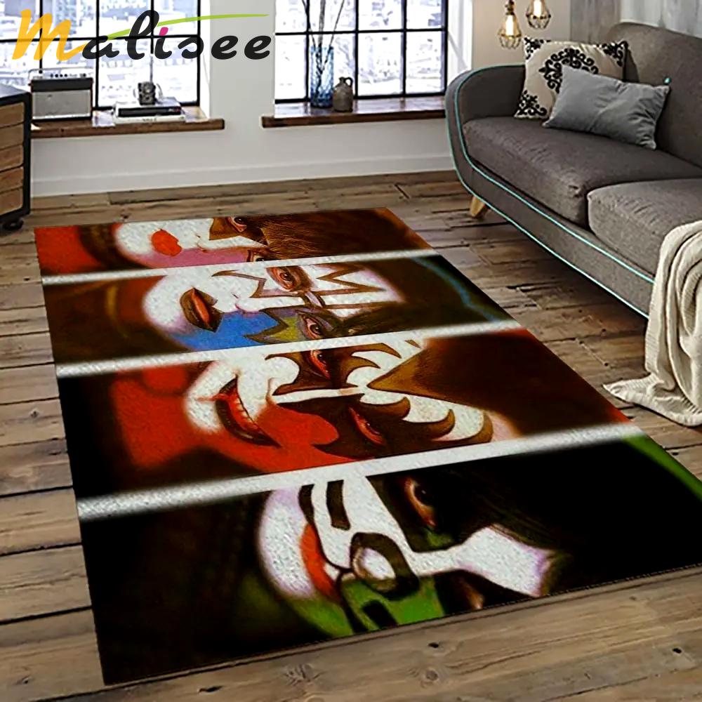 Kiss rock band music retangle carpet area rug home decor best gift for fan and friends as18 Rectangle Rug