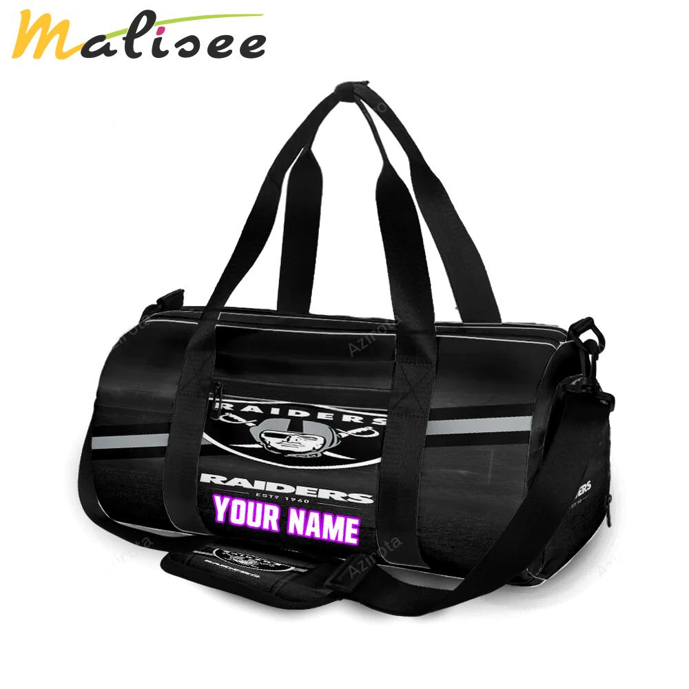 Las vegas raiders est 1960 personalized name travel bag gym bag 46 Travel Bag