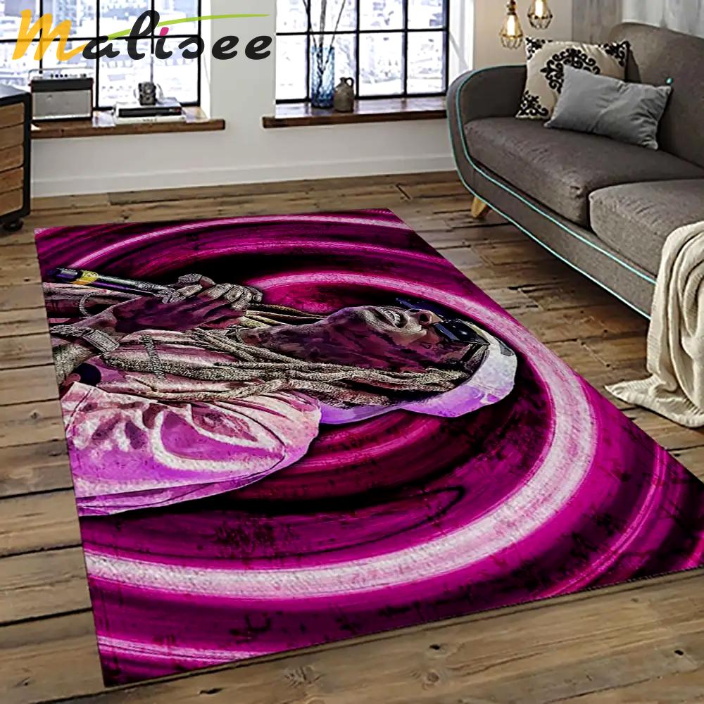 Lil wayne rapper hiphop music rap carpet area rug home decor gift for fans gift for friends lil38 Rectangle Rug