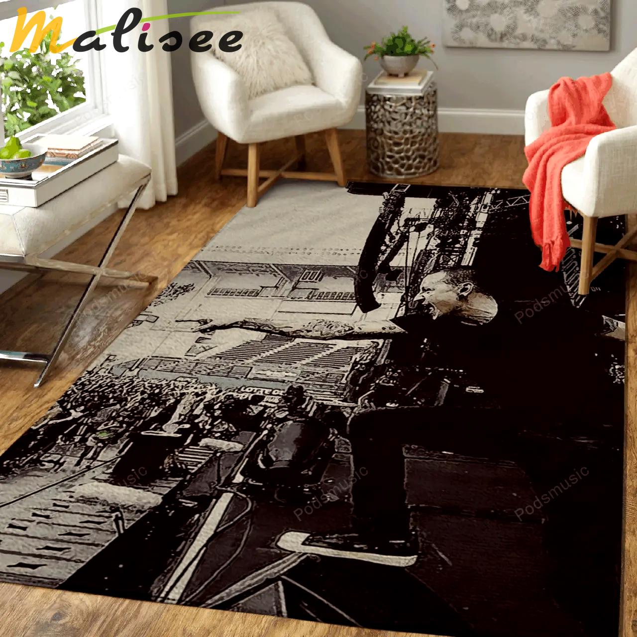 Linkinpark 30 music art for fans area rug living room carpet rug regtangle carpet floor decor home decor Rectangle Rug