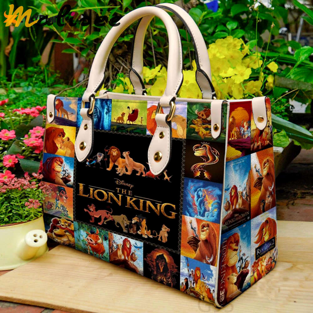 Lion king leather handbag gift for women 534 Women Leather Hand Bag