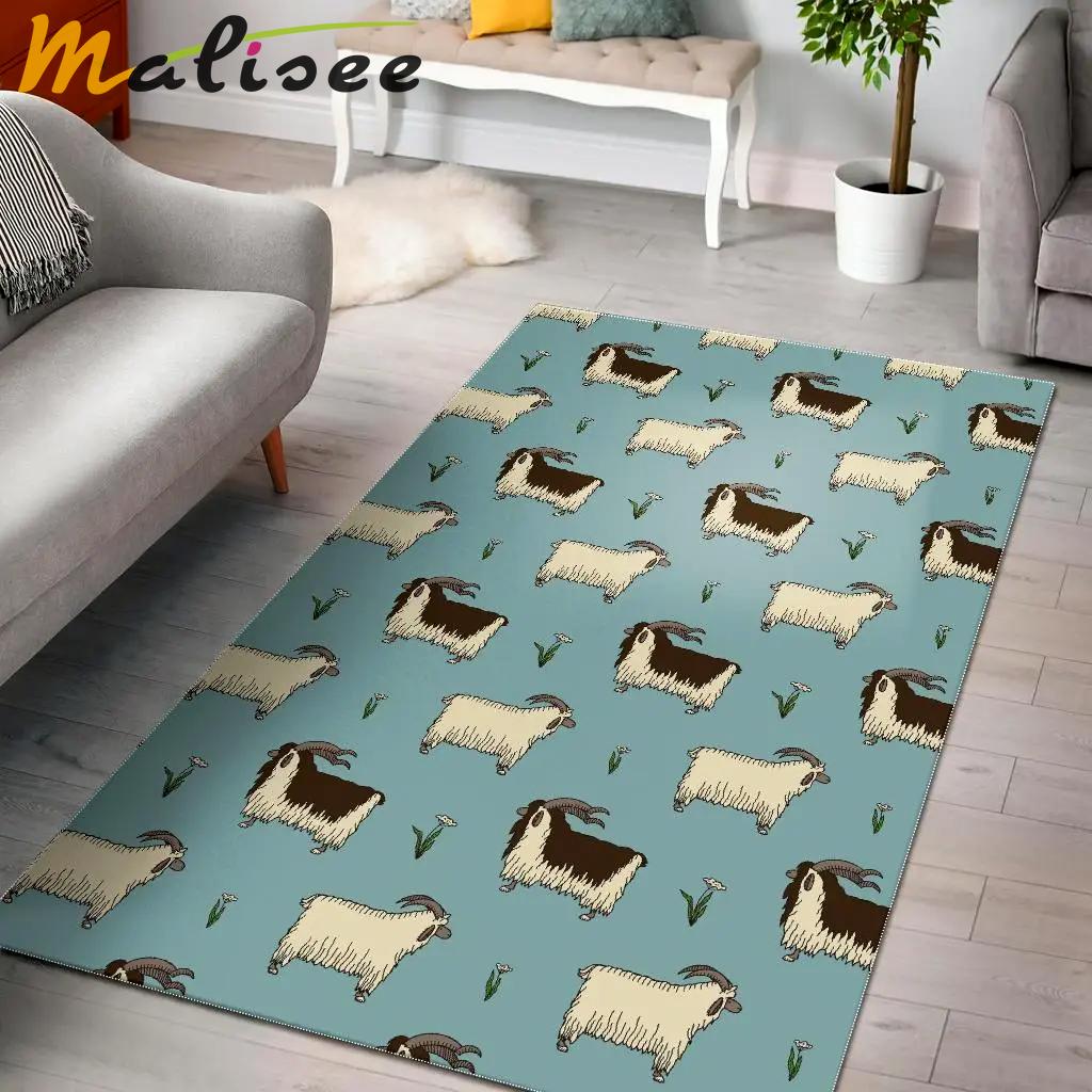 Llama area rug living room rug home decor – animal pattern rug 120912 Rectangle Rug