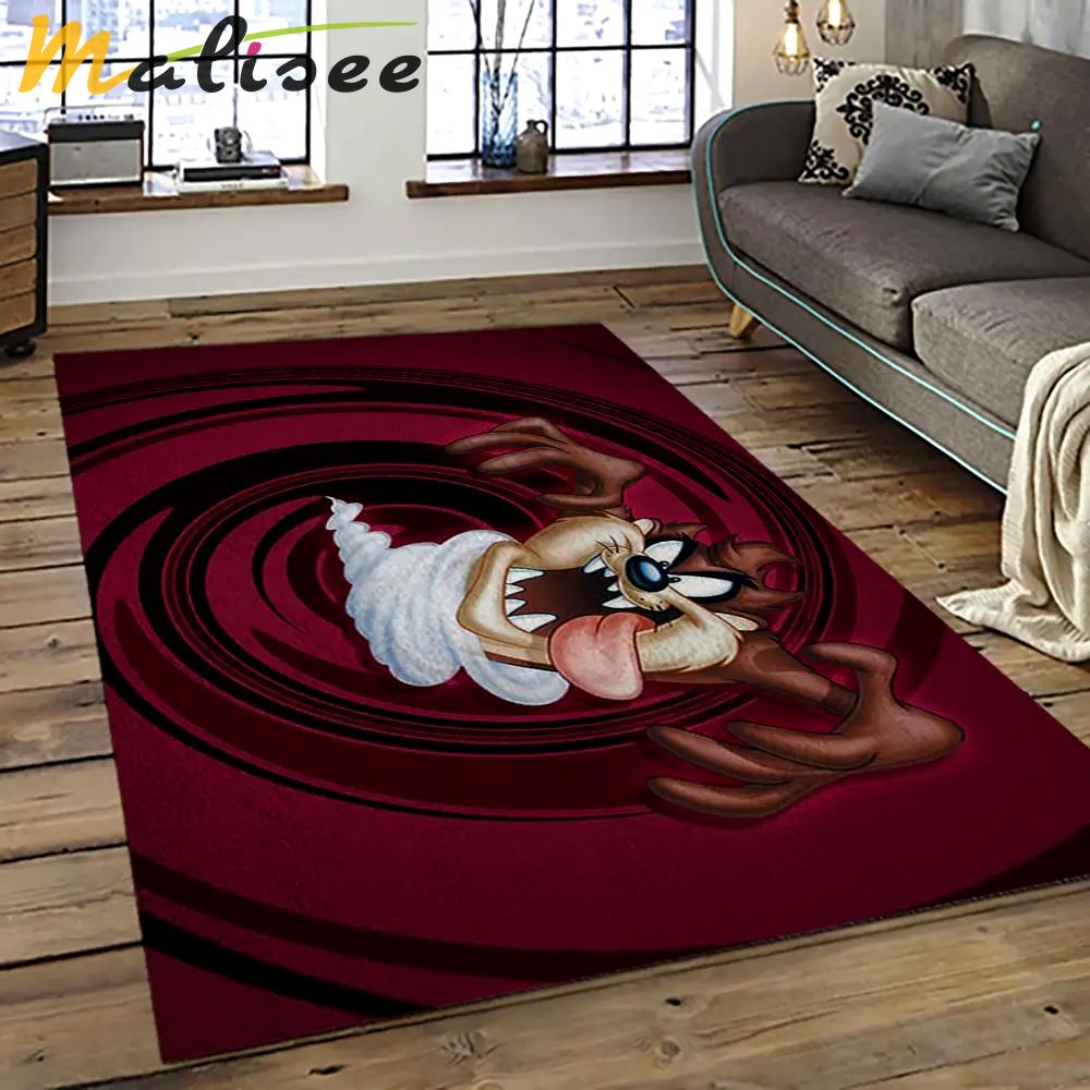 Looney tunes characters cartoon movie carpet rectangle area rug for living room bedroom decor lt41 Rectangle Rug