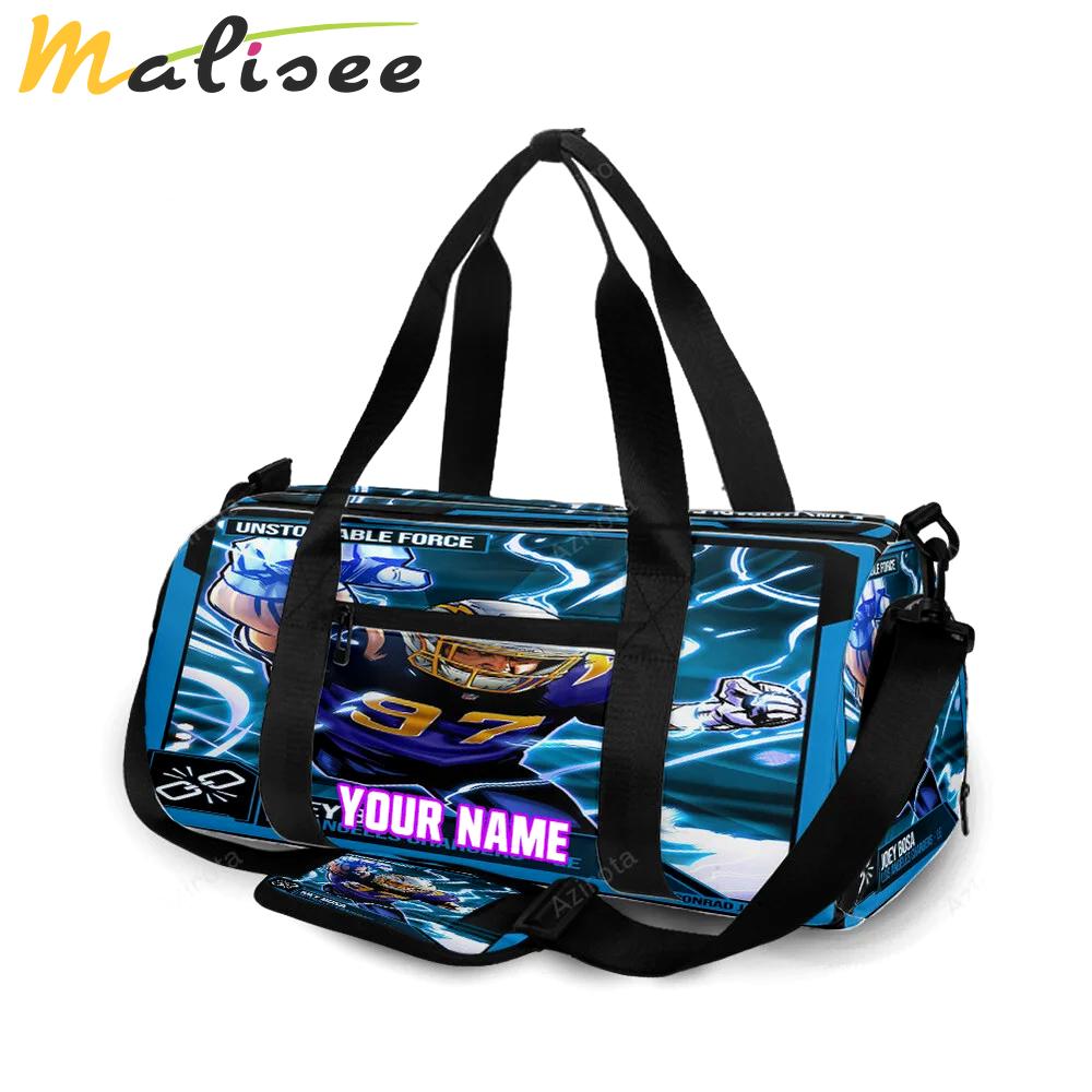 Los angeles chargers 97 joey bosa personalized name travel bag gym bag 1939 Travel Bag