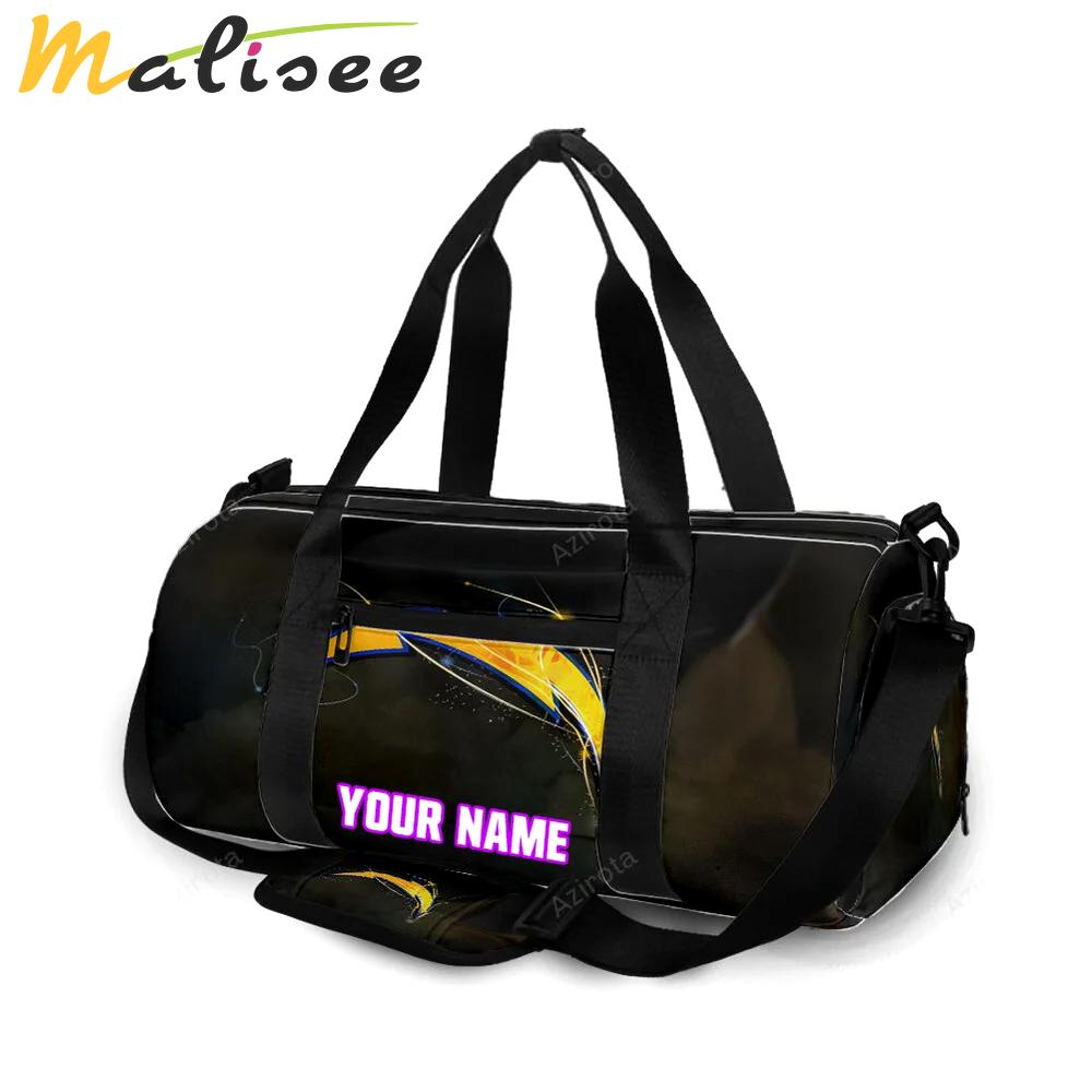 Los angeles chargers emblem v11 personalized name travel bag gym bag 1557 Travel Bag