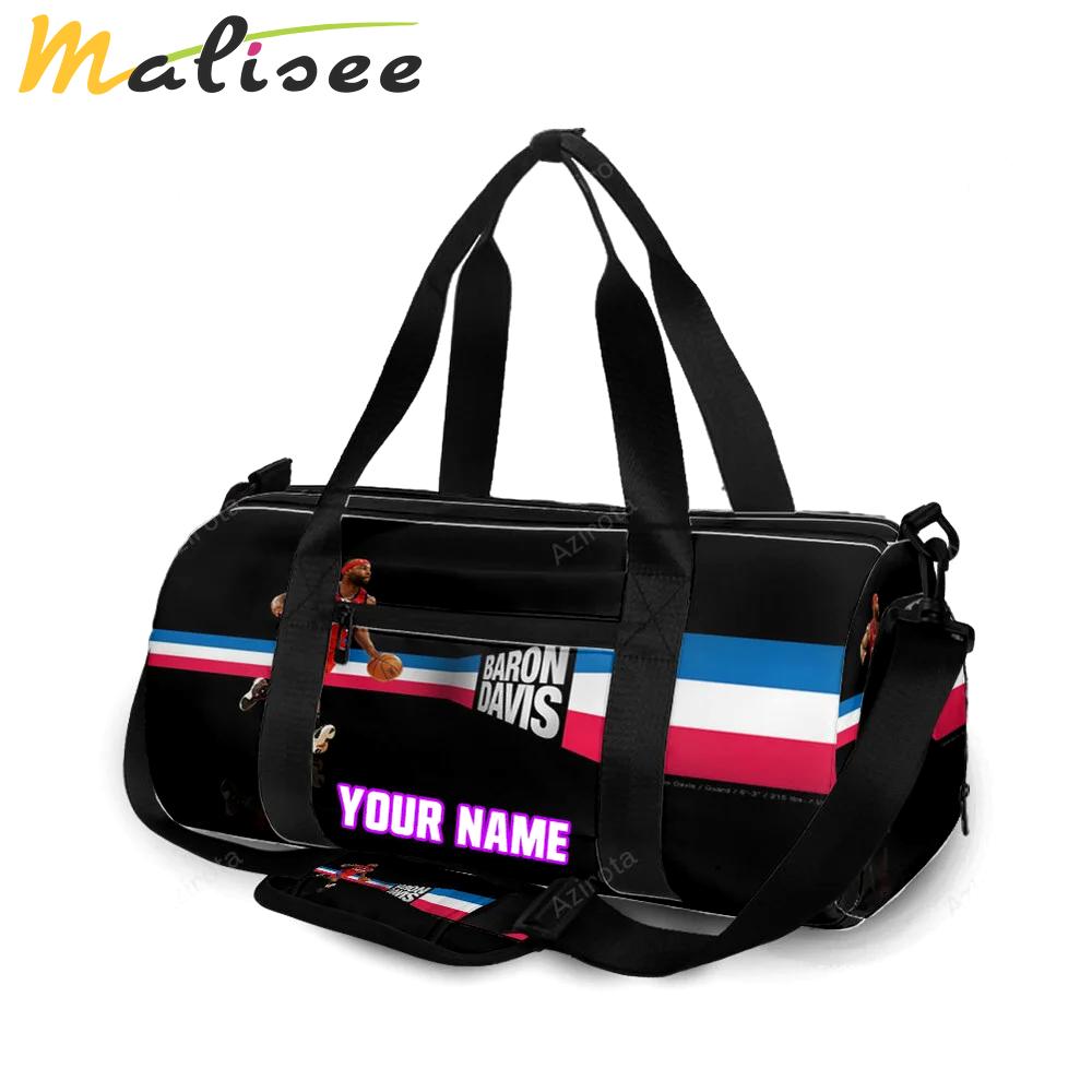 Los angeles clippers baron davis personalized name travel bag gym bag 664 Travel Bag