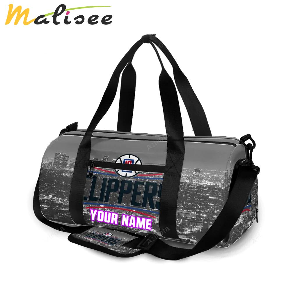 Los angeles clippers city personalized name travel bag gym bag 1697 Travel Bag