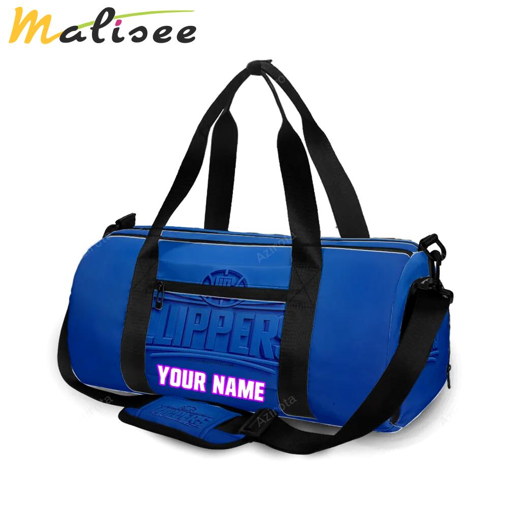 Los angeles clippers creative logo personalized name travel bag gym bag 27 Travel Bag