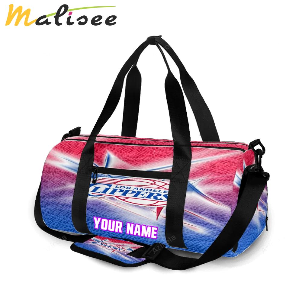 Los angeles clippers logo v2 personalized name travel bag gym bag 1978 Travel Bag