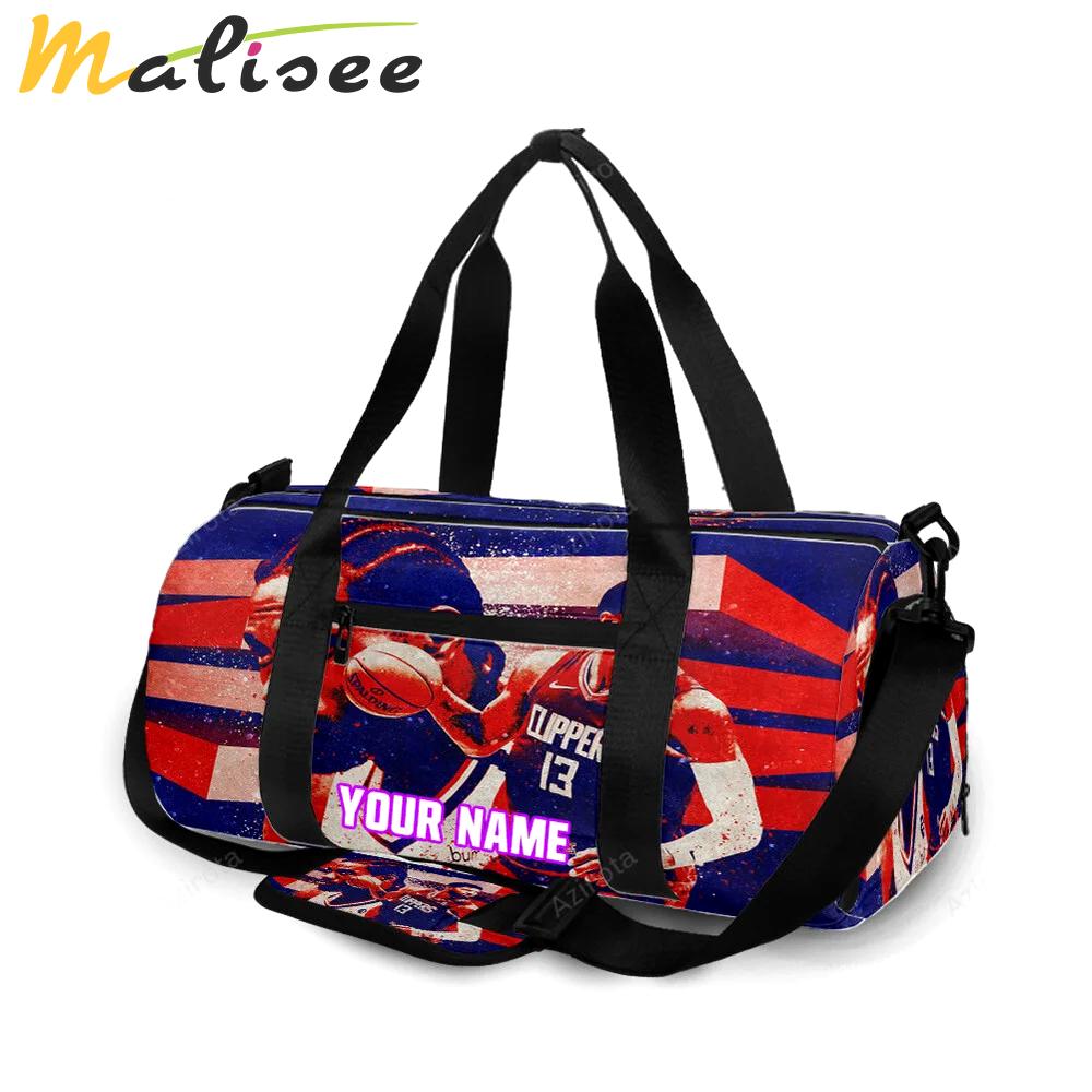 Los angeles clippers paul george 131 personalized name travel bag gym bag 1315 Travel Bag