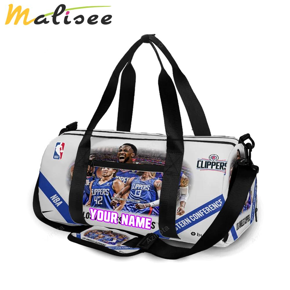 Los angeles clippers team1 personalized name travel bag gym bag 1516 Travel Bag