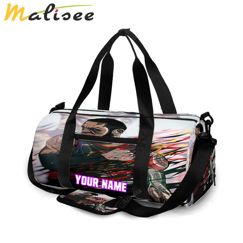 Los angeles lakers 23 lebron james v45 personalized name travel bag gym bag 2083 Travel Bag