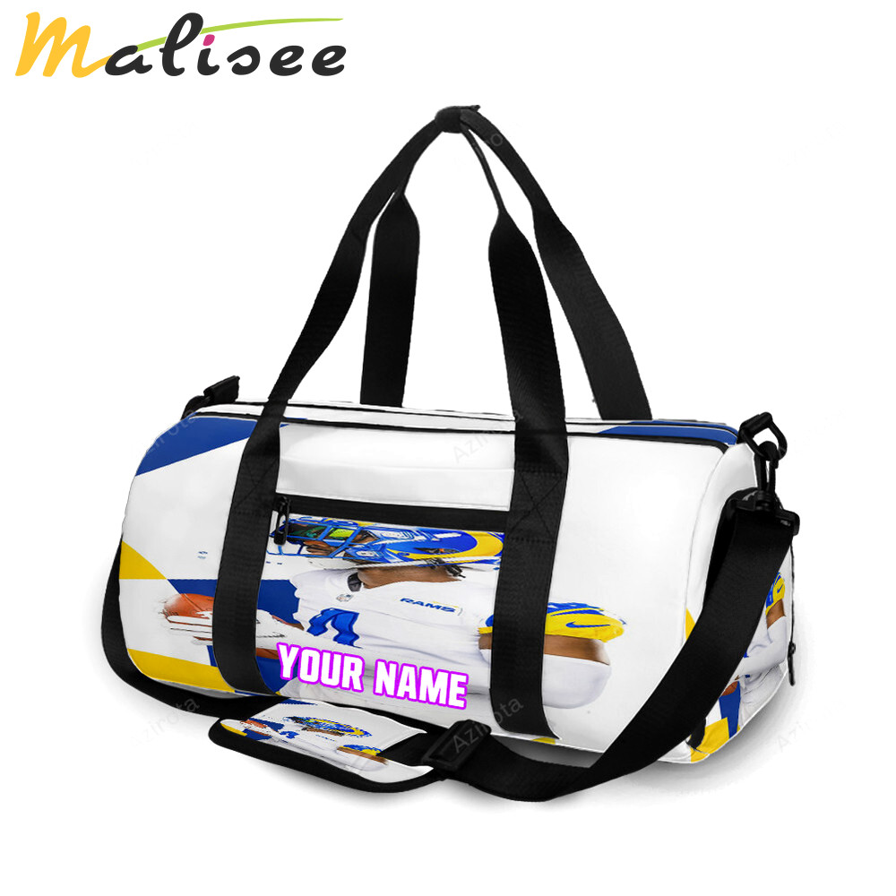 Los angeles rams jordan fuller1 personalized name travel bag gym bag 1211 Travel Bag